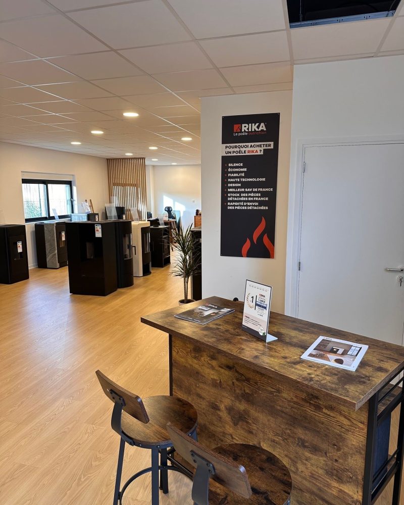 Photo espace intérieur showroom rika 91